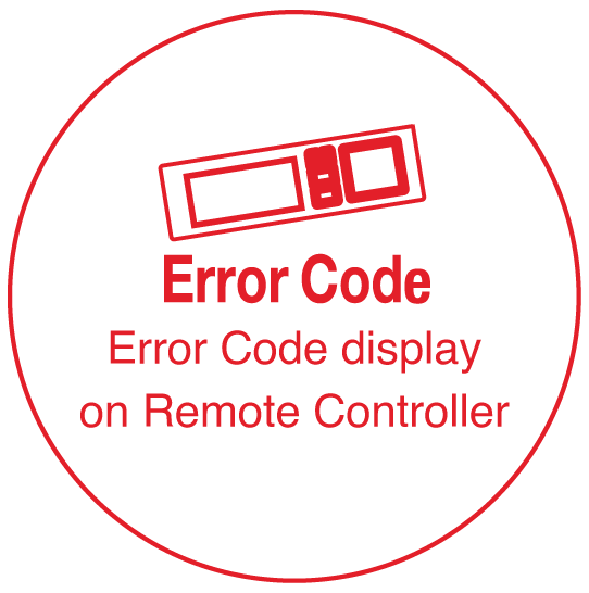 Error Code display on Remote Controller